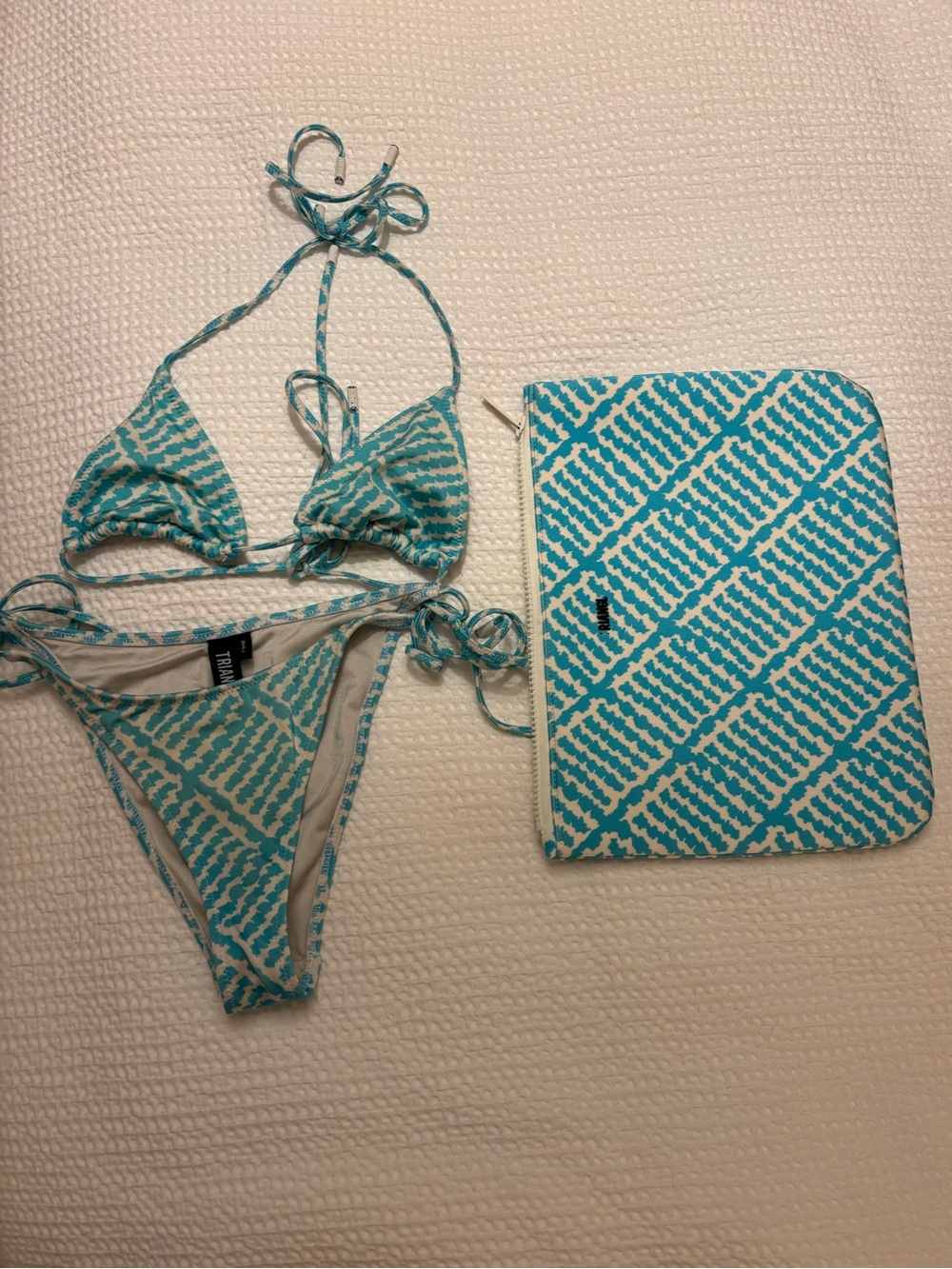 Triangl Swimsuit— size small in both top and bottoms